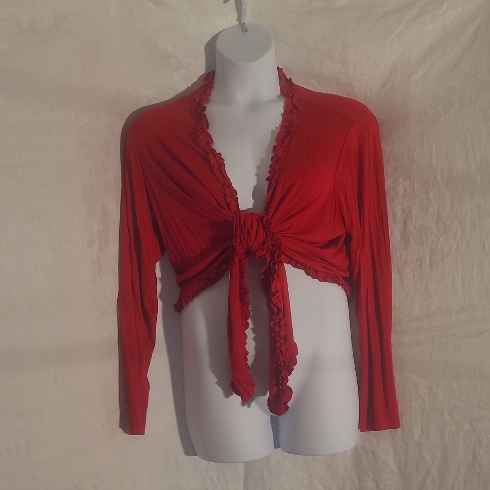 Elegant Red Women's Wrap